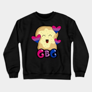 Garlic Bread Gang Bisexual Pride Crewneck Sweatshirt